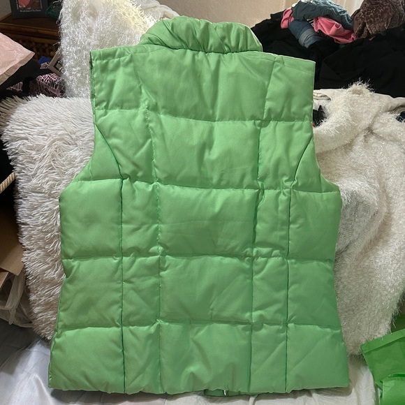 Lilly Pulitzer Vibrant Lime Green Quilted Vest - Picture 7 of 7